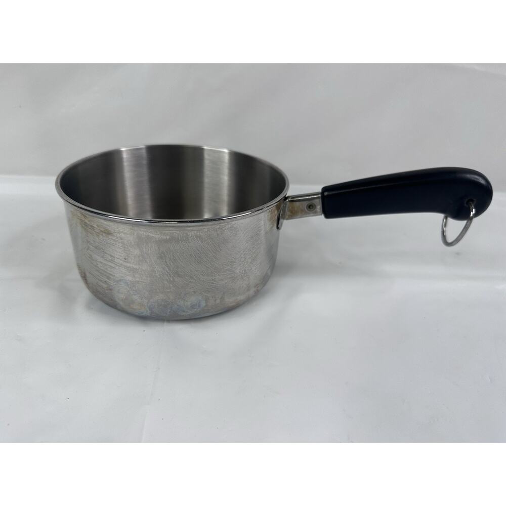 REVERE WARE 1 Quart Sauce Pan Clad Bottom NO LID